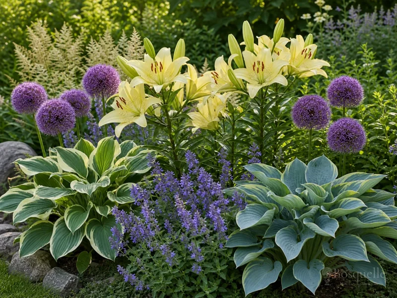 Lily Companion Plants — for Lily 'Arbatax'