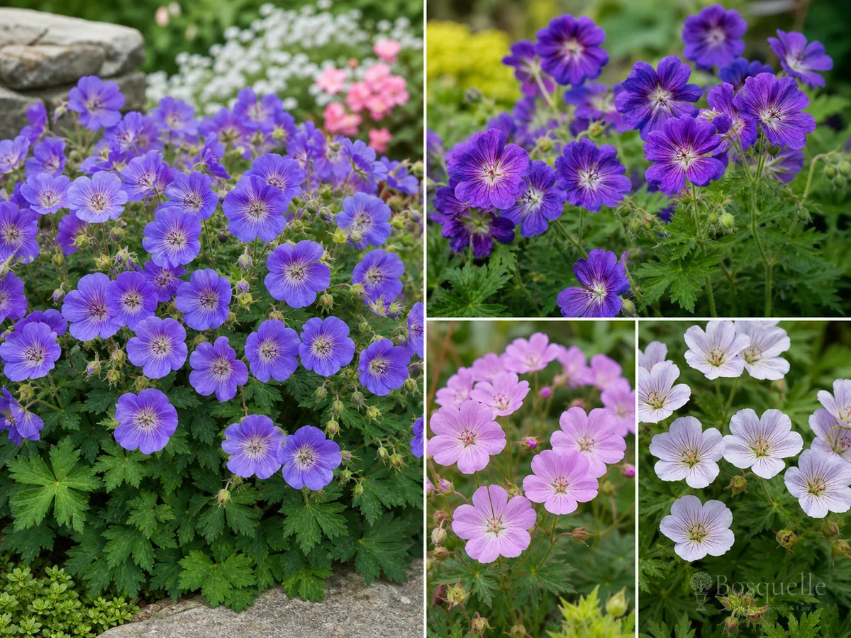 Long-Blooming Hardy Geraniums guide illustration