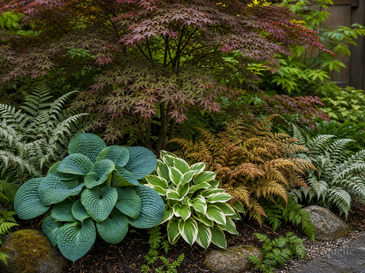 Maple Companion Plants guide illustration