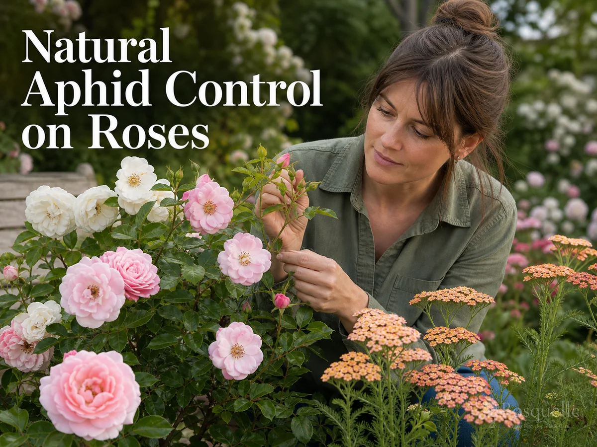 Natural Aphid Control on Roses — for Rose Oso Easy Italian Ice®