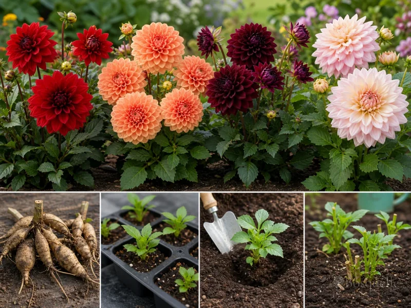 Overwintering Dahlia Tubers — for Avignon Dahlia
