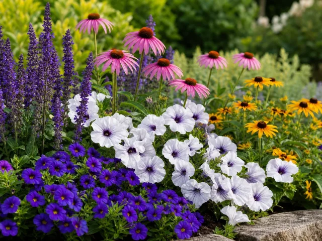 Petunia Companion Plants — for Shock Wave Rose Petunia