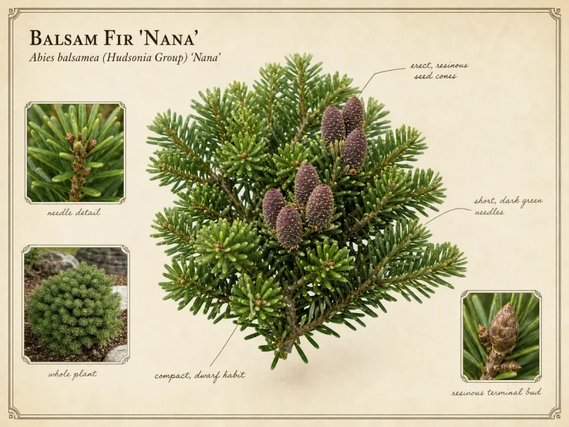 Balsam Fir ‘Nana’ (Abies balsamea (Hudsonia Group) ‘Nana’)