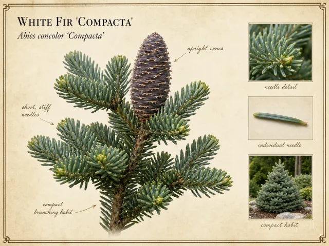 White Fir ‘Compacta’ (Abies concolor ‘Compacta’)