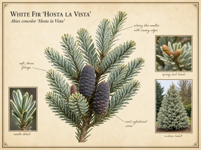 White Fir ‘Hosta la Vista’ (Abies concolor ‘Hosta la Vista’)