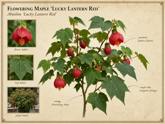 Flowering Maple ‘Lucky Lantern Red’ (Abutilon ‘Lucky Lantern Red’)
