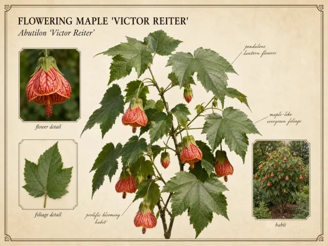 Flowering Maple ‘Victor Reiter’ (Abutilon ‘Victor Reiter’)