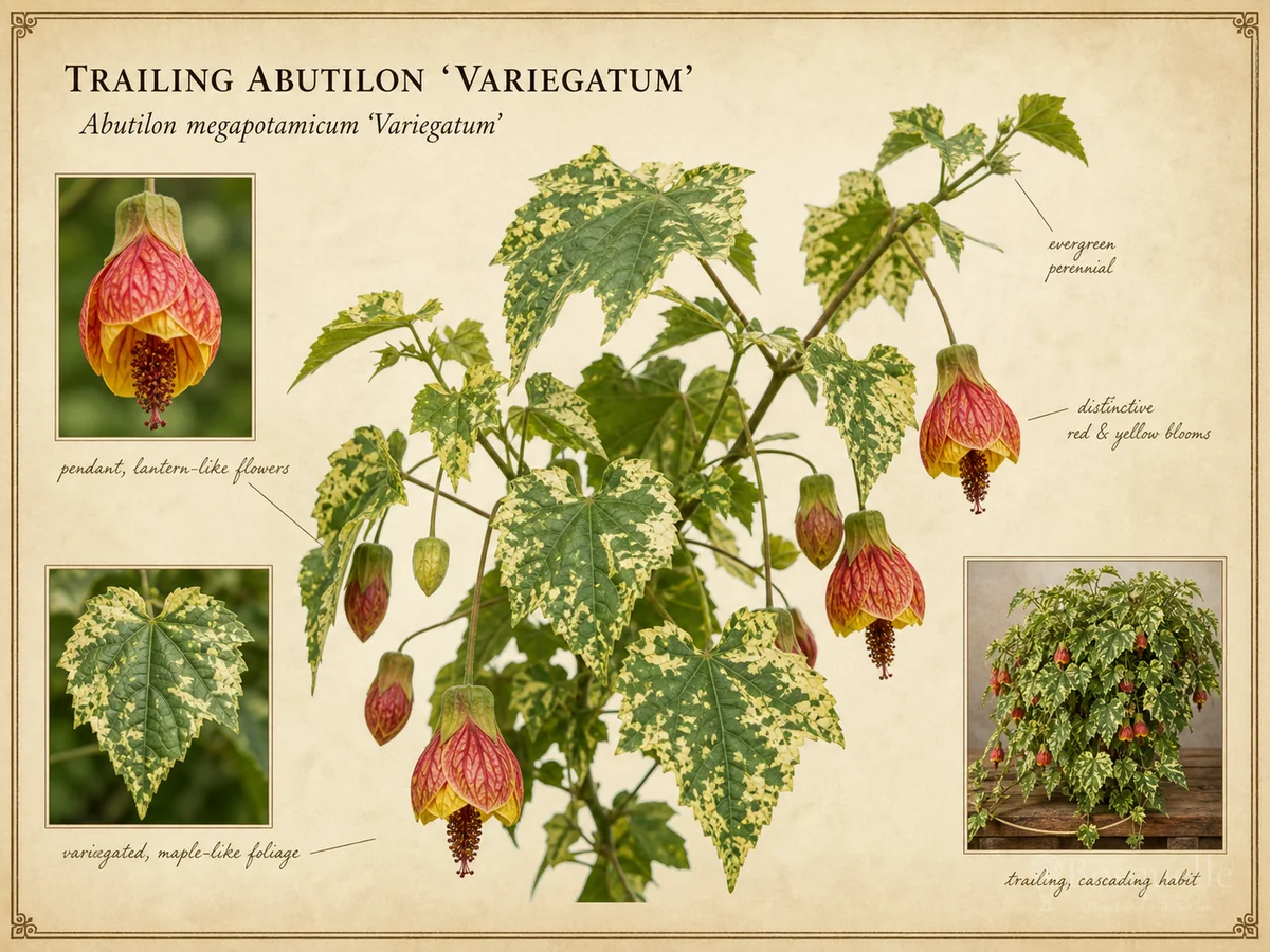 Trailing Abutilon 'Variegatum'
