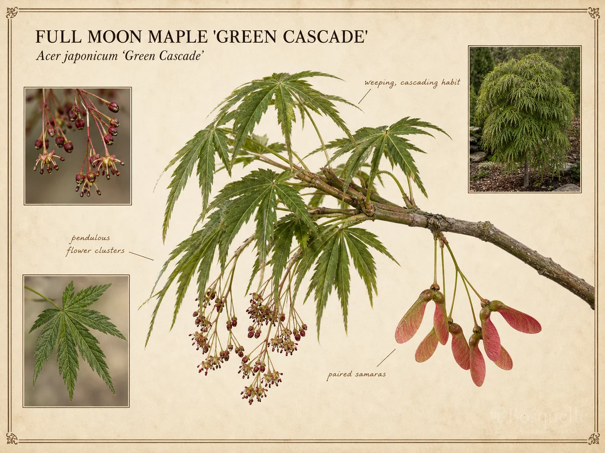 Full Moon Maple ‘Green Cascade’ (Acer japonicum ‘Green Cascade’)