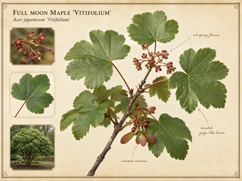 Full Moon Maple ‘Vitifolium’ (Acer japonicum ‘Vitifolium’)