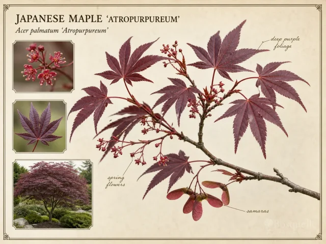 Japanese Maple ‘Atropurpureum’ (Acer palmatum ‘Atropurpureum’)