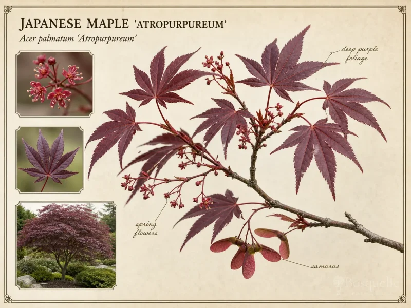 Japanese Maple ‘Atropurpureum’ (Acer palmatum ‘Atropurpureum’)