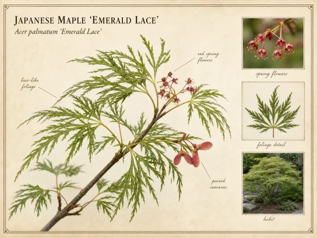 Japanese Maple 'Emerald Lace'