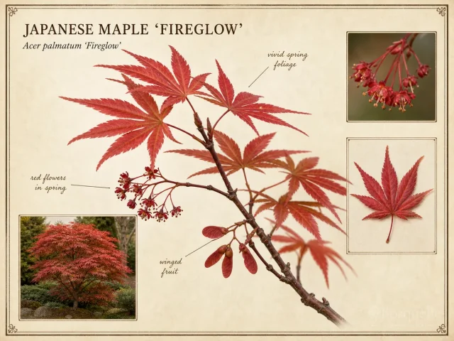 Japanese Maple 'Fireglow'