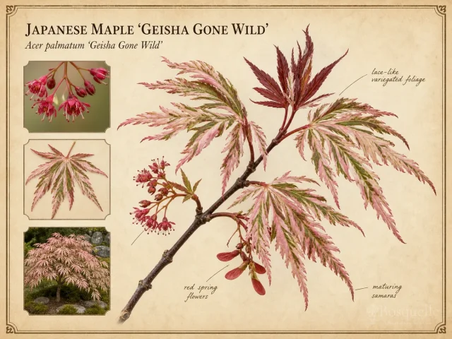 Japanese Maple 'Geisha Gone Wild'