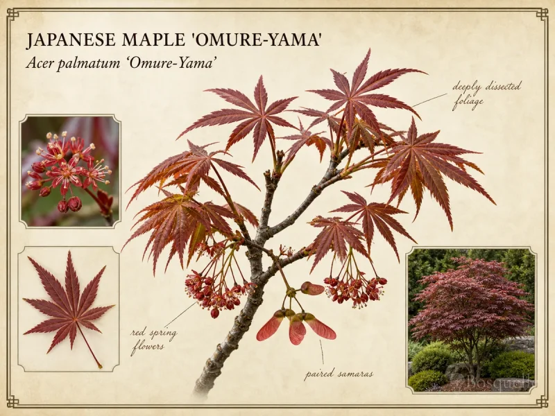 Japanese Maple ‘Omure-Yama’ (Acer palmatum ‘Omure-Yama’)