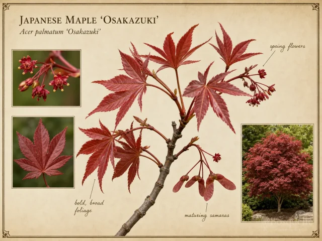 Japanese Maple ‘Osakazuki’ (Acer palmatum ‘Osakazuki’)