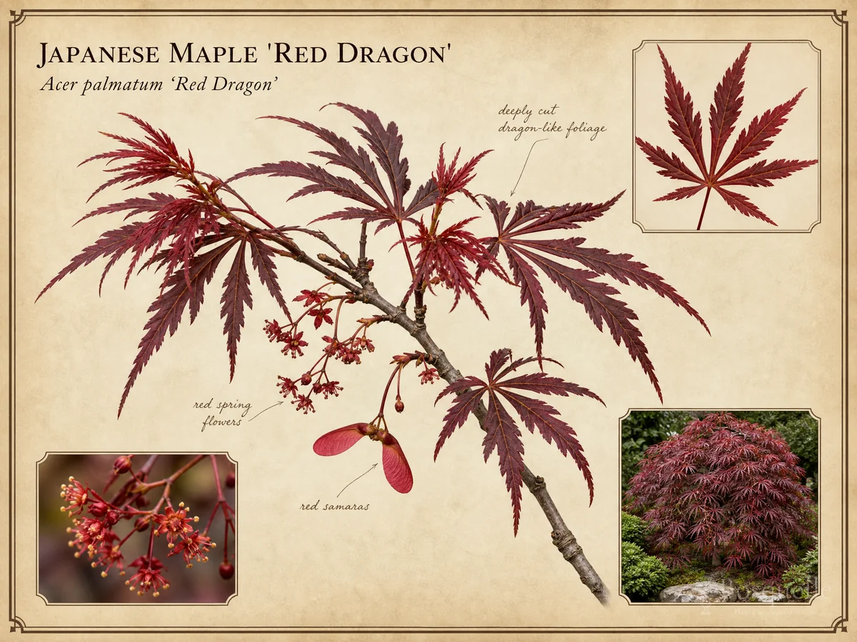 Japanese Maple 'Red Dragon' — Japanese maple pruning