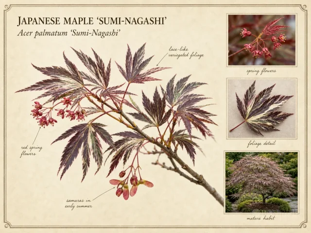 Japanese Maple ‘Sumi-Nagashi’ (Acer palmatum ‘Sumi-Nagashi’)