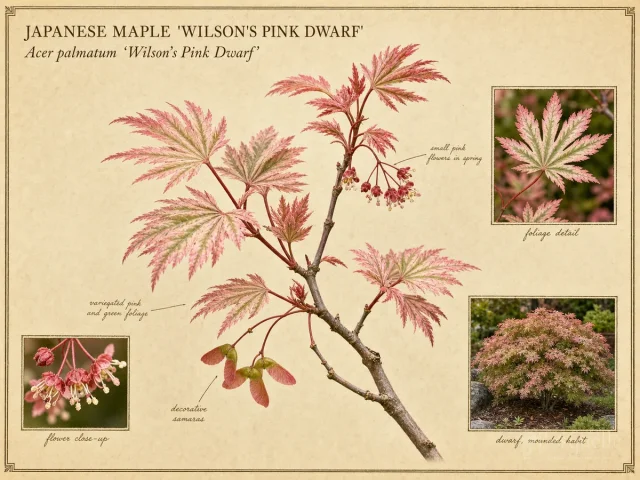 Japanese Maple ‘Wilson’s Pink Dwarf’ (Acer palmatum ‘Wilson’s Pink Dwarf’)