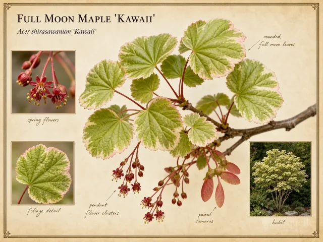 Full Moon Maple ‘Kawaii’ (Acer shirasawanum ‘Kawaii’)