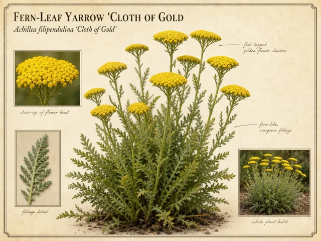 Fern-Leaf Yarrow ‘Cloth of Gold’