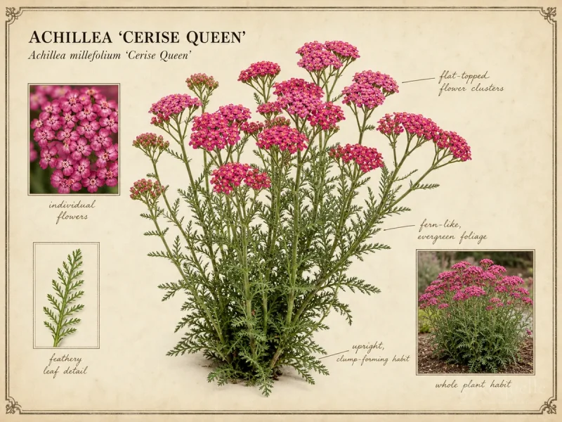 Achillea ‘Cerise Queen’ (Achillea millefolium ‘Cerise Queen’)