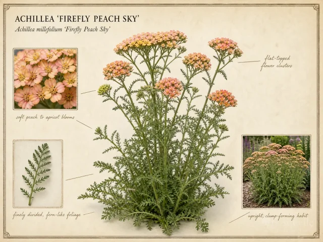 Achillea ‘Firefly Peach Sky’ (Achillea millefolium ‘Firefly Peach Sky’)