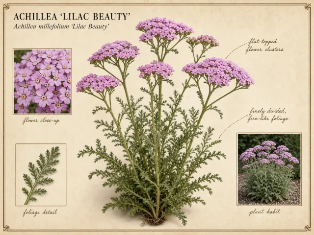 Achillea ‘Lilac Beauty’ (Achillea millefolium ‘Lilac Beauty’)