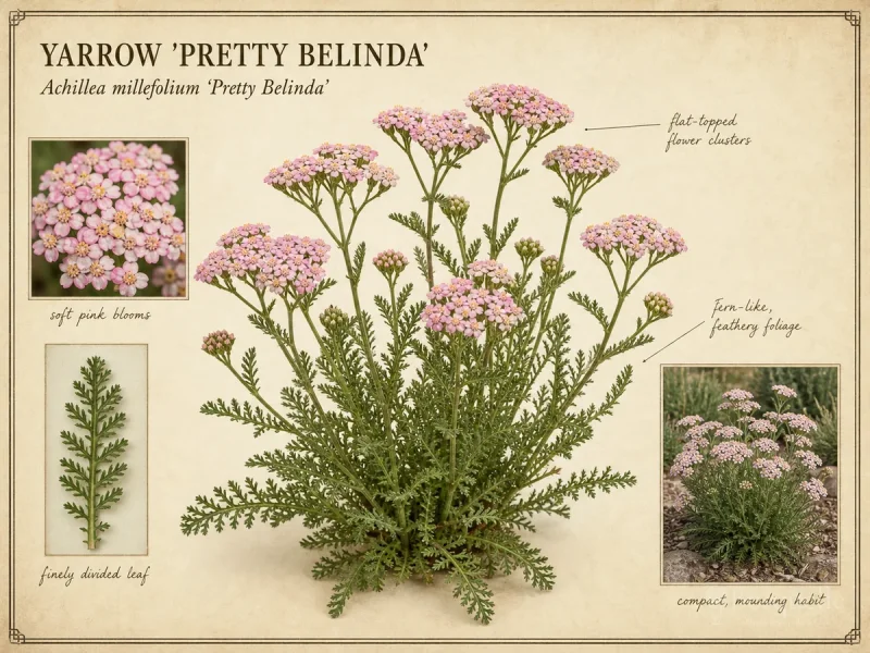 Yarrow ‘Pretty Belinda’ (Achillea millefolium ‘Pretty Belinda’)
