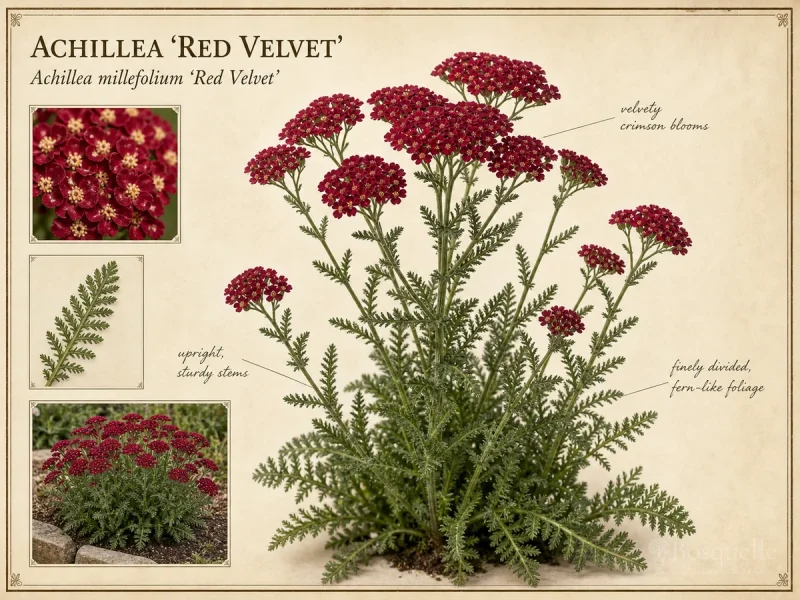Achillea ‘Red Velvet’ (Achillea millefolium ‘Red Velvet’)