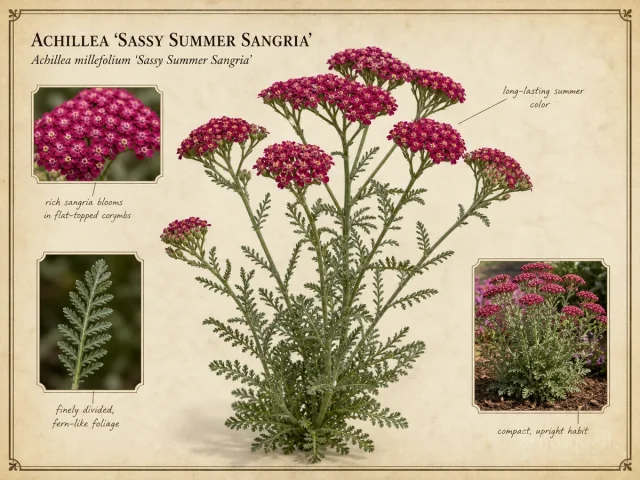 Achillea 'Sassy Summer Sangria'