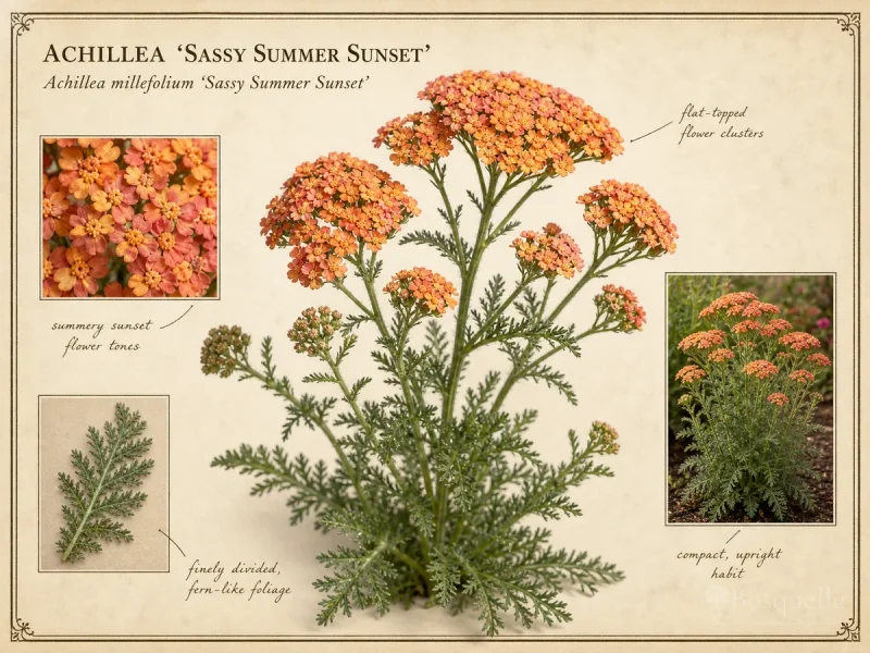 Achillea ‘Sassy Summer Sunset’ (Achillea millefolium ‘Sassy Summer Sunset’)
