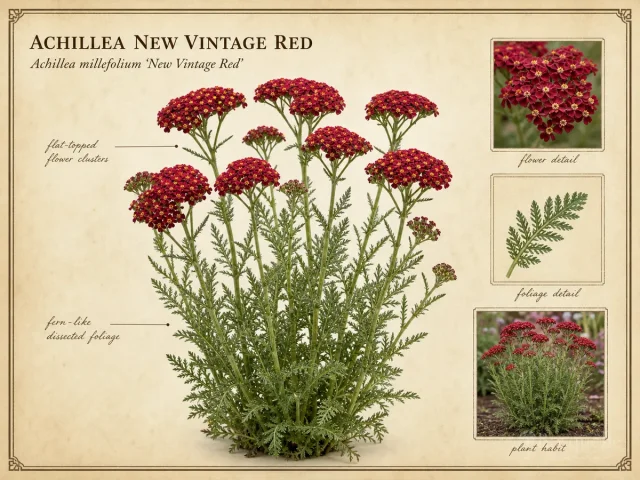 Achillea New Vintage Red