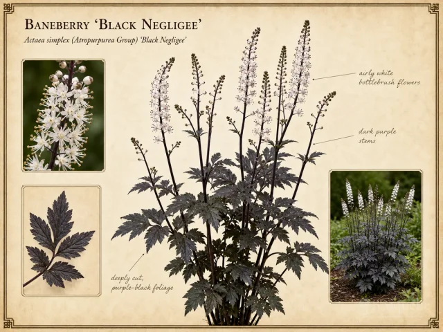Baneberry 'Black Negligee'