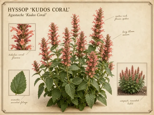 Hyssop ‘Kudos Coral’ (Agastache ‘Kudos Coral’)