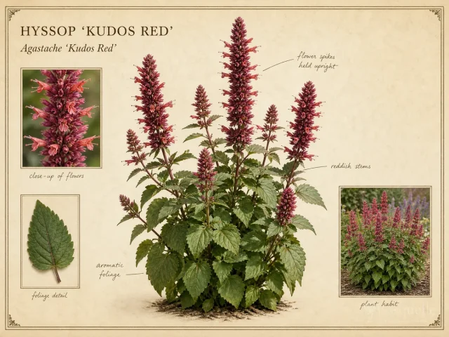 Hyssop ‘Kudos Red’ (Agastache ‘Kudos Red’)