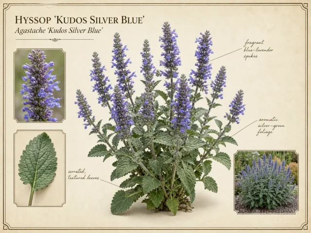 Hyssop ‘Kudos Silver Blue’ (Agastache ‘Kudos Silver Blue’)