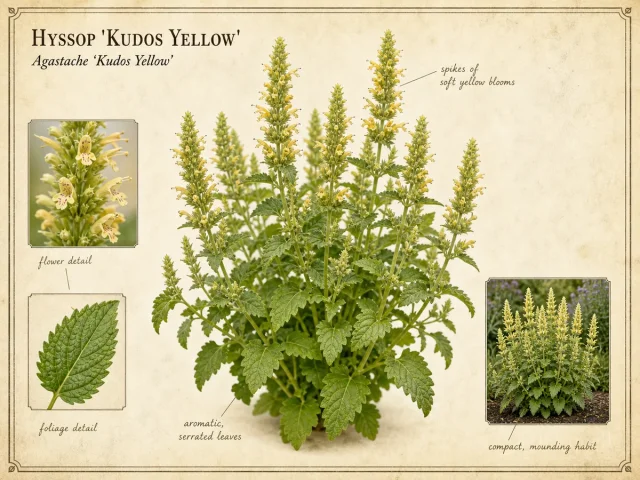 Hyssop ‘Kudos Yellow’ (Agastache ‘Kudos Yellow’)