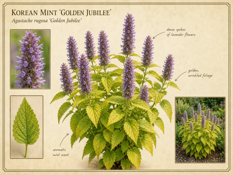 Korean Mint ‘Golden Jubilee’ (Agastache rugosa ‘Golden Jubilee’)