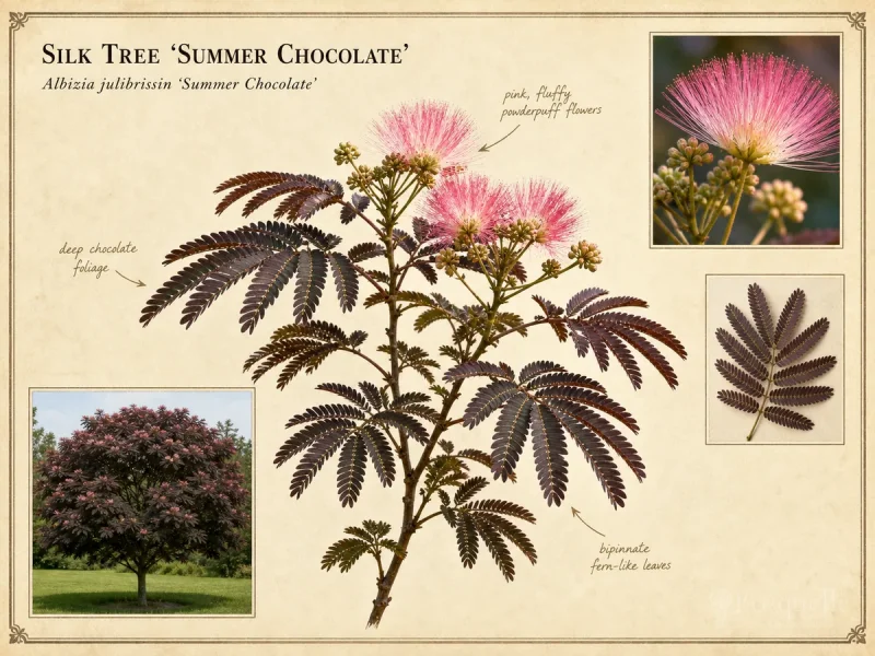 Silk Tree ‘Summer Chocolate’ (Albizia julibrissin ‘Summer Chocolate’)