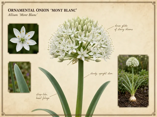 Ornamental Onion ‘Mont Blanc’ (Allium ‘Mont Blanc’)