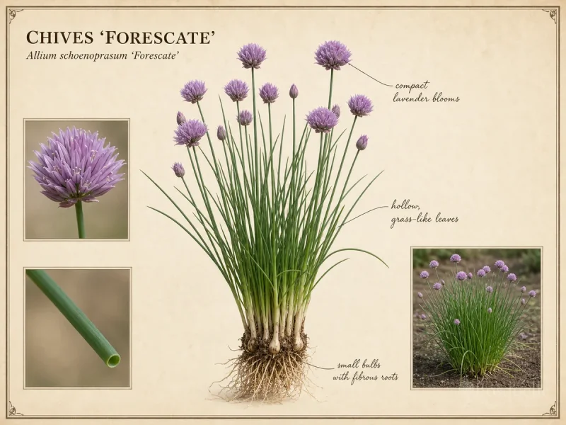 Chives ‘Forescate’ (Allium schoenoprasum ‘Forescate’)
