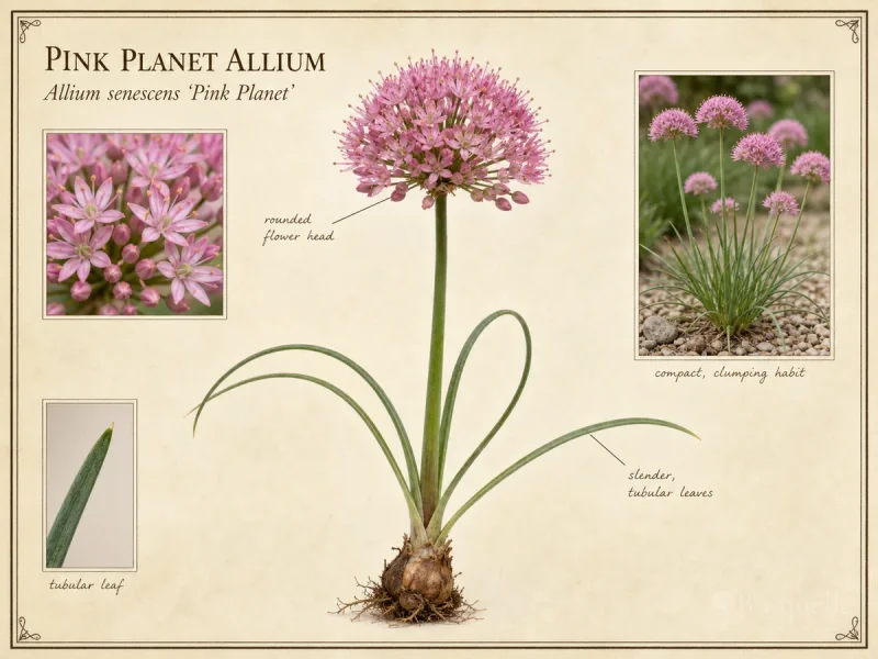 Pink Planet Allium (Allium senescens ‘Pink Planet’)