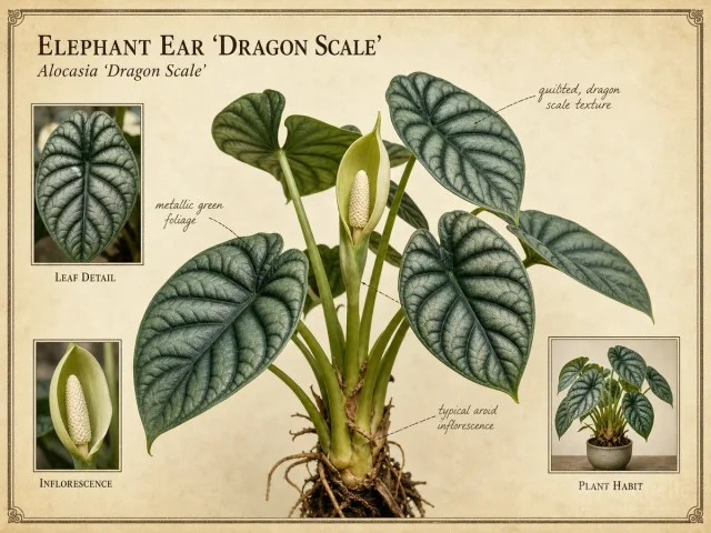 Elephant Ear ‘Dragon Scale’