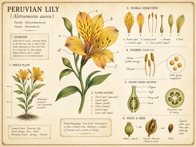 Peruvian Lily (Alstroemeria aurea)