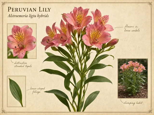 Peruvian Lily (Alstroemeria ligtu hybrids)