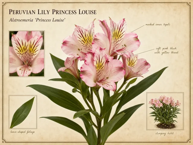 Peruvian Lily Princess Louise (Alstroemeria Princess Louise)