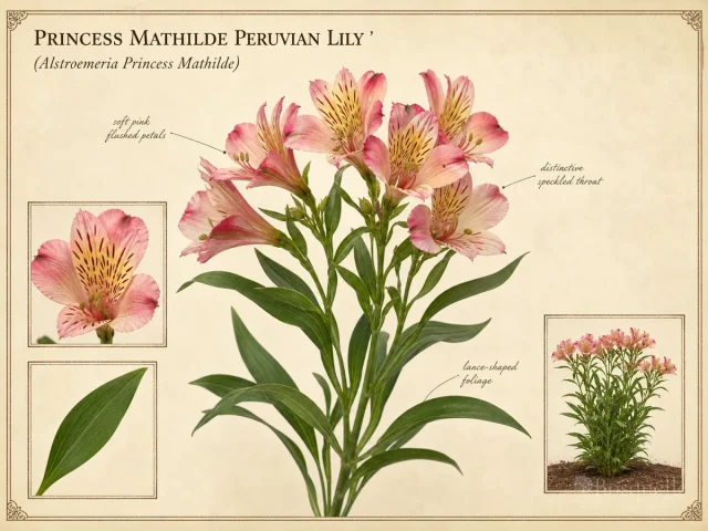 Princess Mathilde Peruvian Lily '
