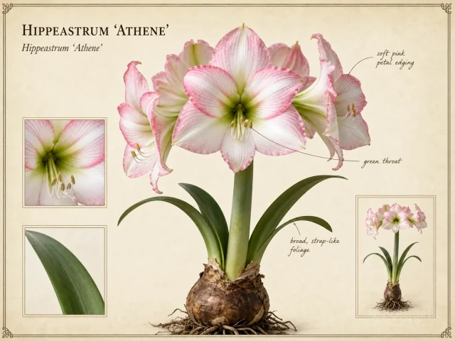 Hippeastrum ‘Athene’ (Amaryllis ‘Athene’)